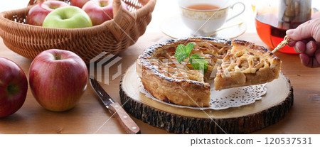 Apple pie by the window Apple pie by the window 120537531