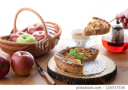 Apple pie by the window 120537536
