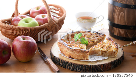 Apple pie by the window 120537540