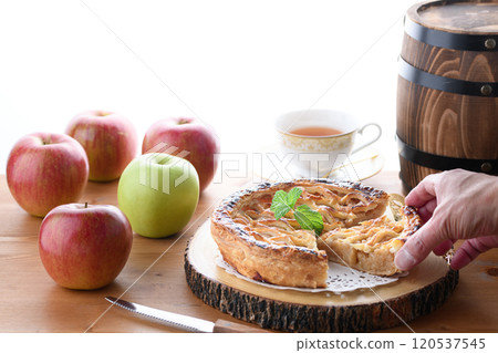 Apple pie by the window 120537545