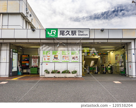 東京23區(東京都北區)JR車站中乘客數排名第三的奧站的站名顯示部分 東京23區(東京都北區)JR車站中乘客數排名第三的奧站的站名顯示部分 120538204