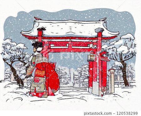新年祈禱 120538299