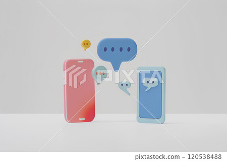Smartphone chat conversation scene 120538488
