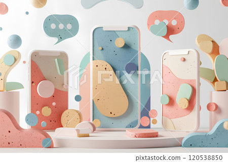 Texture with smartphone-4 120538850