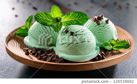 Refreshing Mint Chocolate Chip Ice Cream 7 120539082