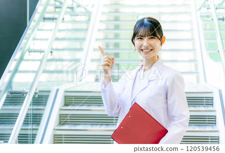 Female doctor Photography cooperation "LINK FOREST" 120539456