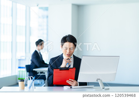 Business person working in the office 120539468