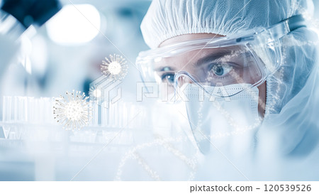 Image of modern laboratory biotechnology 120539526