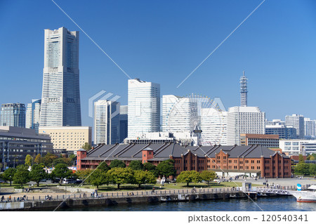 Yokohama Minato Mirai coastal scenery Yokohama Minato Mirai coastal scenery 120540341