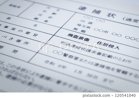 搶劫造成人身傷害逮捕令（黑暗兼職） 120541840