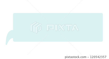 Simple horizontal speech bubble 3 (light blue, no line drawing) Simple horizontal speech bubble 3 (light blue, no line drawing) 120542357