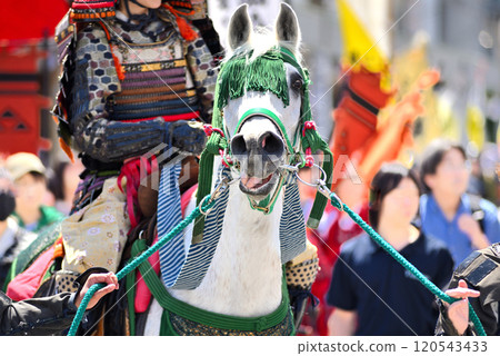 關東/小田原北條五台祭（北條五台祭）/戰國時代的武士遊行、馬匹和將軍/神奈川縣小田原市（2） 120543433