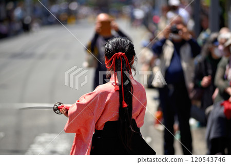 Kanto - Odawara Hojo Godai Festival (Hojo Godai Festival) - Warrior procession from the Warring States period, the heroic figure of the Fuuma Ninja - Odawara City, Kanagawa Prefecture (4) Kanto - Odawara Hojo Godai Festival (Hojo Godai Festival) - Warrior procession from the Warring States period, the heroic figure of the Fuuma Ninja - Odawara City, Kanagawa Prefecture (4) 120543746