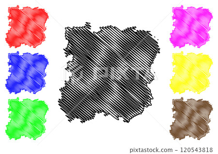 Siauliai County (Republic of Lithuania, Counties of Lithuania) map vector illustration, scribble sketch Siauliai map Siauliai County (Republic of Lithuania, Counties of Lithuania) map vector illustration, scribble sketch Siauliai map 120543818