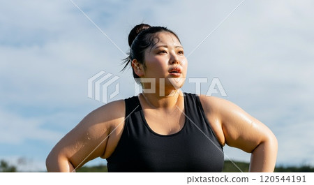 Women in diet 120544191