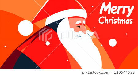 卡通圣诞节圣诞老人插画海报 120544552