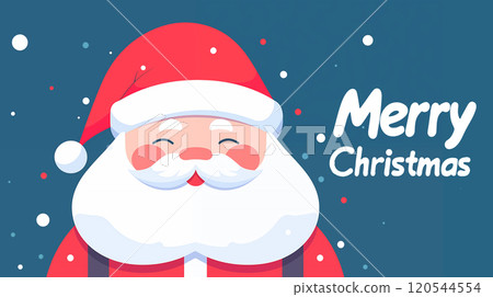卡通圣诞节圣诞老人插画海报 120544554