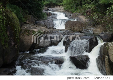 landscape of Nangrong waterfall relaxing place travel location on Thailand landscape of Nangrong waterfall relaxing place travel location on Thailand 120544837