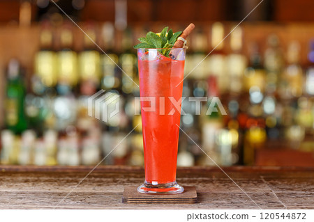 Cocktail at the bar in a nightclub Cocktail at the bar in a nightclub 120544872