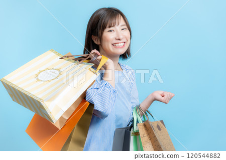 Woman shopping image Woman shopping image 120544882