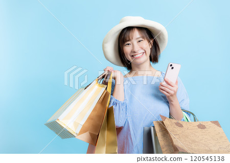 女性購物形象 120545138
