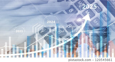 Financial background, economic growth 2023-2025. Abstract background Financial background, economic growth 2023-2025. Abstract background 120545661