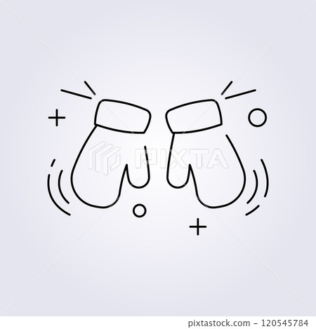 santa glove icon vector illustration design santa glove icon vector illustration design 120545784