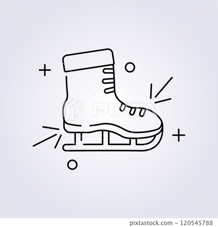 santa ski boots icon vector illustration design santa ski boots icon vector illustration design 120545788