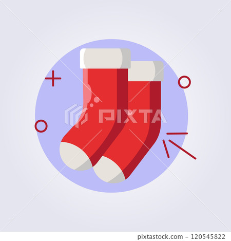 santa socks icon vector illustration design santa socks icon vector illustration design 120545822