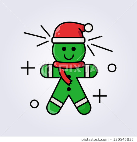 santa gingerbread icon vector illustration design santa gingerbread icon vector illustration design 120545835