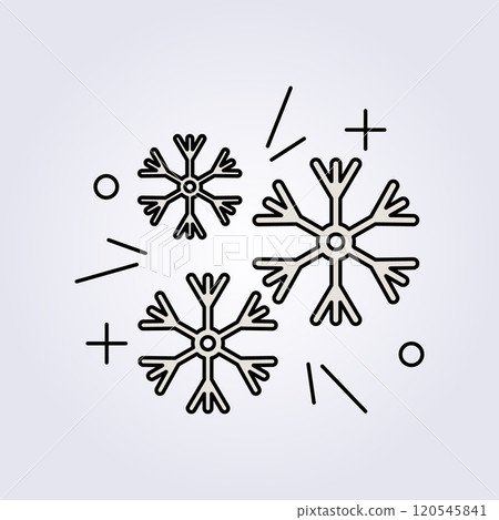 snowflake icon vector illustration design snowflake icon vector illustration design 120545841