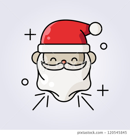 santa claus icon illustration vector design 120545845