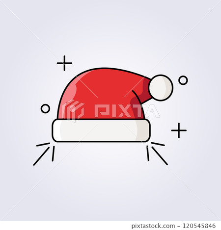 santa hat icon illustration vector design santa hat icon illustration vector design 120545846