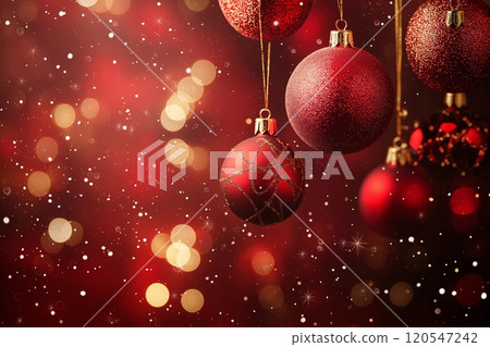 Christmas red background 120547242