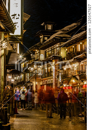 Yamagata Prefecture Ginzan Onsen / Illumination Yamagata Prefecture Ginzan Onsen / Illumination 120547927