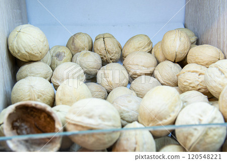diet market nutrition brown healthy food background walnut nutshell closeup ingredient natural diet market nutrition brown healthy food background walnut nutshell closeup ingredient natural 120548221