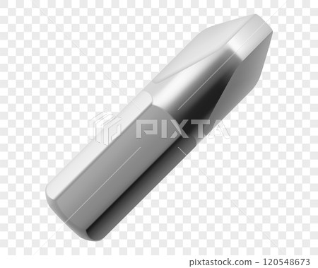 Screwdriver bit isolated on a white background. Realistic 3d vector illustration. Isometric metal bits for screwdriver. Hand tools for repair and construction. Bits for bolts and screws Screwdriver bit isolated on a white background. Realistic 3d vector illustration. Isometric metal bits for screwdriver. Hand tools for repair and construction. Bits for bolts and screws 120548673