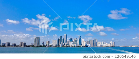 Driving on Rickenbacker Causeway towards Miami Driving on Rickenbacker Causeway towards Miami 120549146