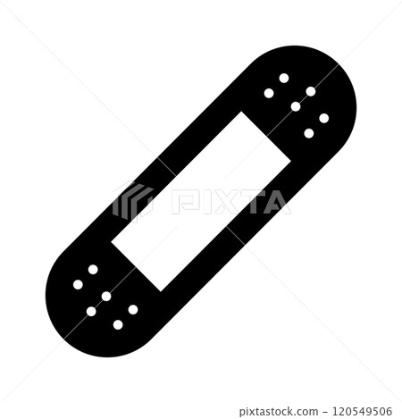 Bandaid silhouette Bandaid silhouette 120549506