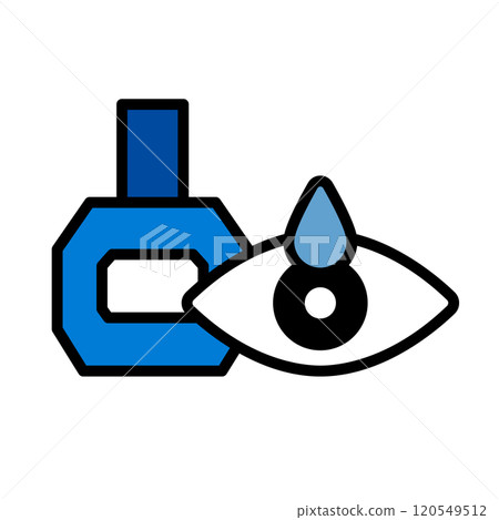 Eye drops icon Eye drops icon 120549512