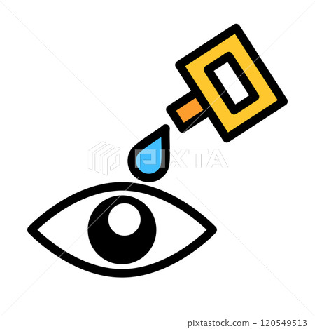 Eye drops icon 120549513
