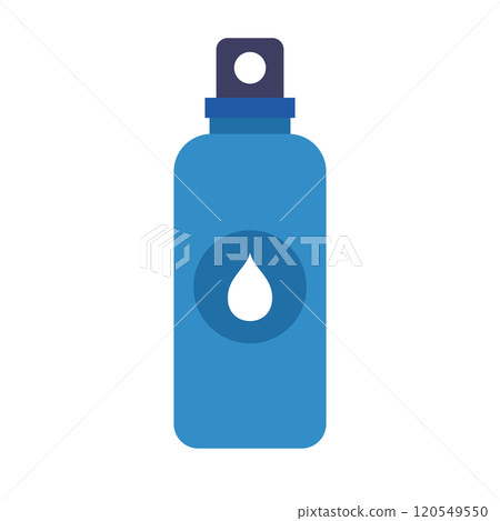 藍色水瓶圖標 藍色水瓶圖標 120549550