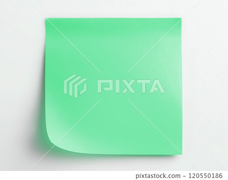 Emerald green sticky note Emerald green sticky note 120550186
