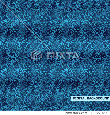 Vector seamless geometric striped pattern. Blue bright abstract digital technology background. System board - data network print Vector seamless geometric striped pattern. Blue bright abstract digital technology background. System board - data network print 120551834
