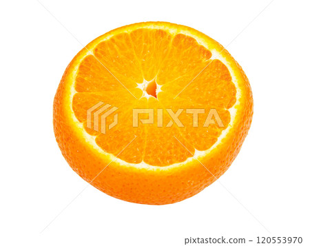 Perfect orange fruit isolated on the white background Perfect orange fruit isolated on the white background 120553970