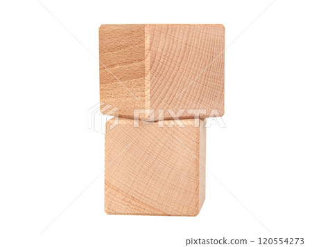 Wooden cubes for creative isolated on the white background Wooden cubes for creative isolated on the white background 120554273