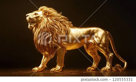 image of a golden lion image of a golden lion 120555331