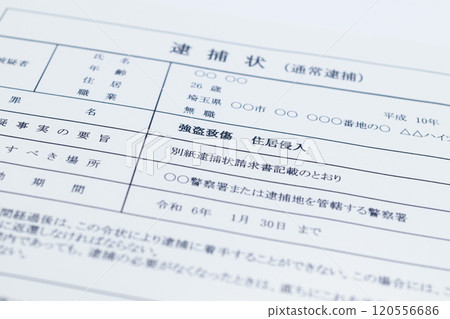 黑暗兼職逮捕令（搶劫造成身體傷害） 120556686