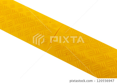 Yellow Ramp Section with Textured Surface 120556947