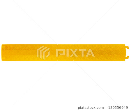 Long Yellow Ramp with Textured Surface Long Yellow Ramp with Textured Surface 120556949